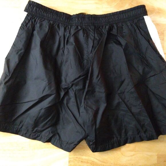 Vintage Nike Small Swoosh Logo Striped Wind Shorts Athletic Running - Picture 3 of 7